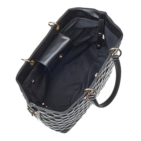 Verde Γυναικεία Τσάντα Χειρός-Ώμου 16-7143 Μαύρο